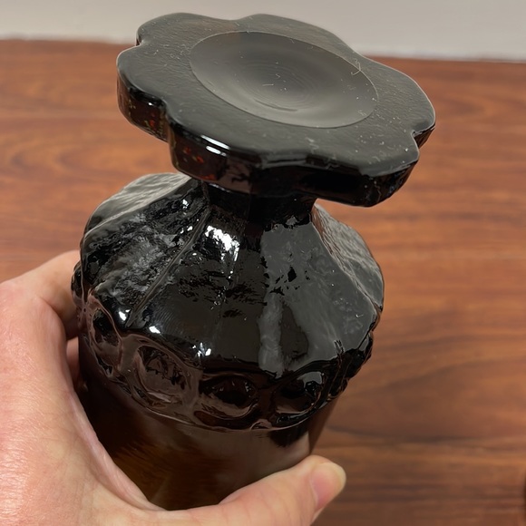 MID CENTURY TIFFIN
FRANCISCAN MADEIRA LEAD
CRYSTAL BROWN STEMMED
GOBLETS - Picture 12 of 16